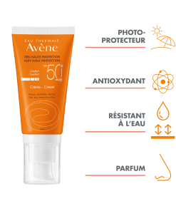Alternative view of Avène Crème SPF50+ [ Peaux sensibles Sèches ] 50 ml