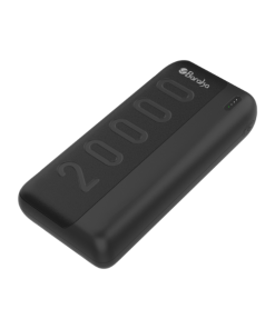 Power Bank 20000mAh Baraka BRK-PB43 Noir Avec 2 Entrées Type-C & Micro + 2 Sorties USB 1/2 & Type-C