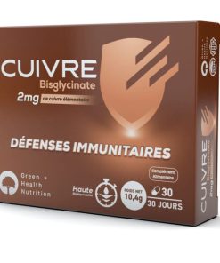 GHN Cuivre Bisglycinate Défenses Immunitaires 30 Capsules