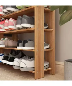 Alternative view of Étagère à chaussures en bois à 4 niveaux