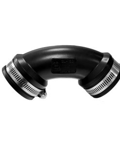 Raccord flexible coude 90 mm