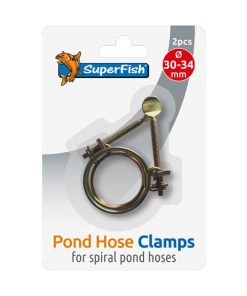 SuperFish Collier de Serrage pour tuyau annelé Ø 30-34mm – lot de 2