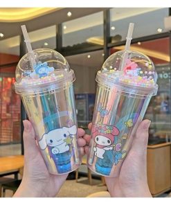 Alternative view of Tasse à Paille En Plastique De Dessin