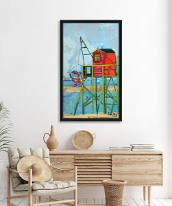 Alternative view of Cadre Martine Gonnin Bonne Pêche 58x93cm