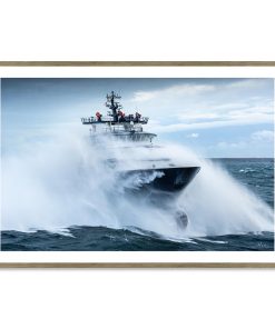 Tableau Abeille Bourbon dans les Vagues 42x62cm