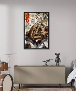 Alternative view of Tableau Rubix Born to Be Wild 88x128cm