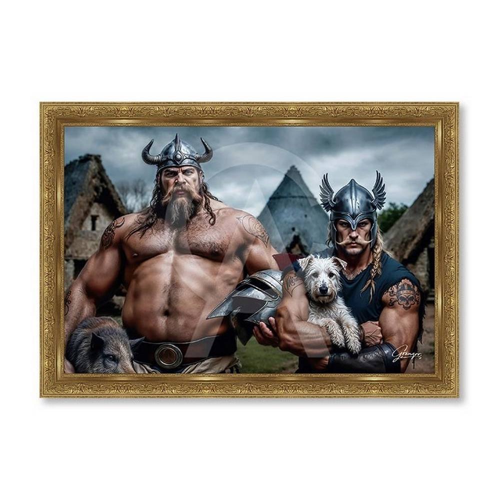 Cadre les Gaulois A.Granger 96x136cm