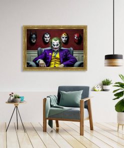 Alternative view of Tableau The Masks Alexandre Granger 69x99cm