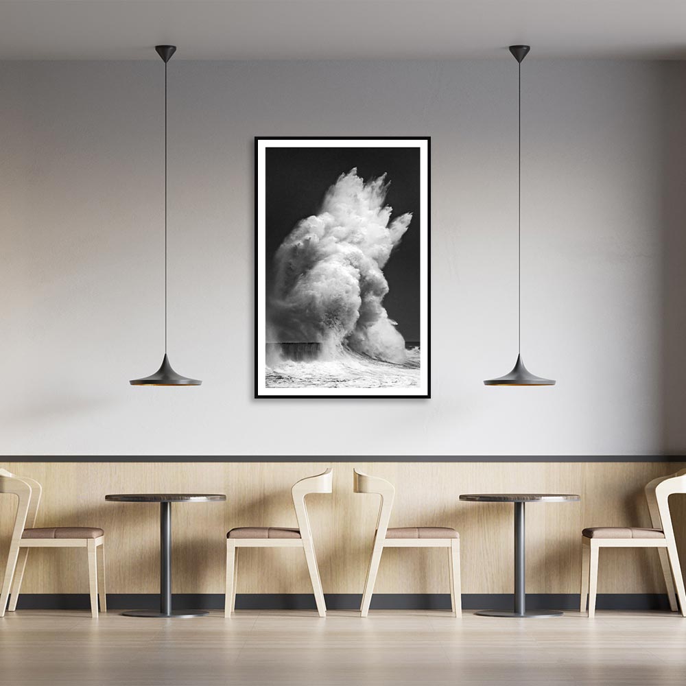 Cadre Lesconil Tempête Justine 62x92cm – Image 3