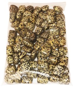 Pierres roulées Jaspe dalmatien – 1Kg
