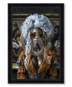 Cadre Black Queen Alexandre Granger 73x103cm