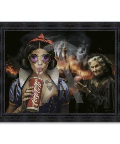 Cadre Blanche Neige Alexandre Granger 73x93cm