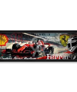 Tableau Rubix F1 Scuderia 58x158cm