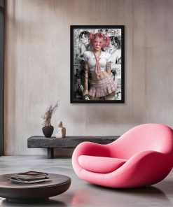 Alternative view of Cadre Manga Girl Alexandre Granger 73x103cm