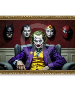 Tableau The Masks Alexandre Granger 69x99cm